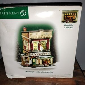 Department 56 Woodbridge Gazette Holiday Decor